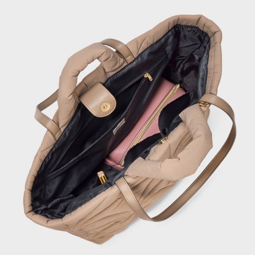 NWT Kate Tote Handbag - A New Day™ Brown - Picture 2 of 3